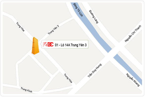 Bản đồ chỉ đường đến công ty ADC Việt Nam | ADCVIETNAM