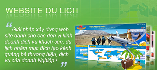 Thiết kế website du lịch, thiết kế website công ty du lịch