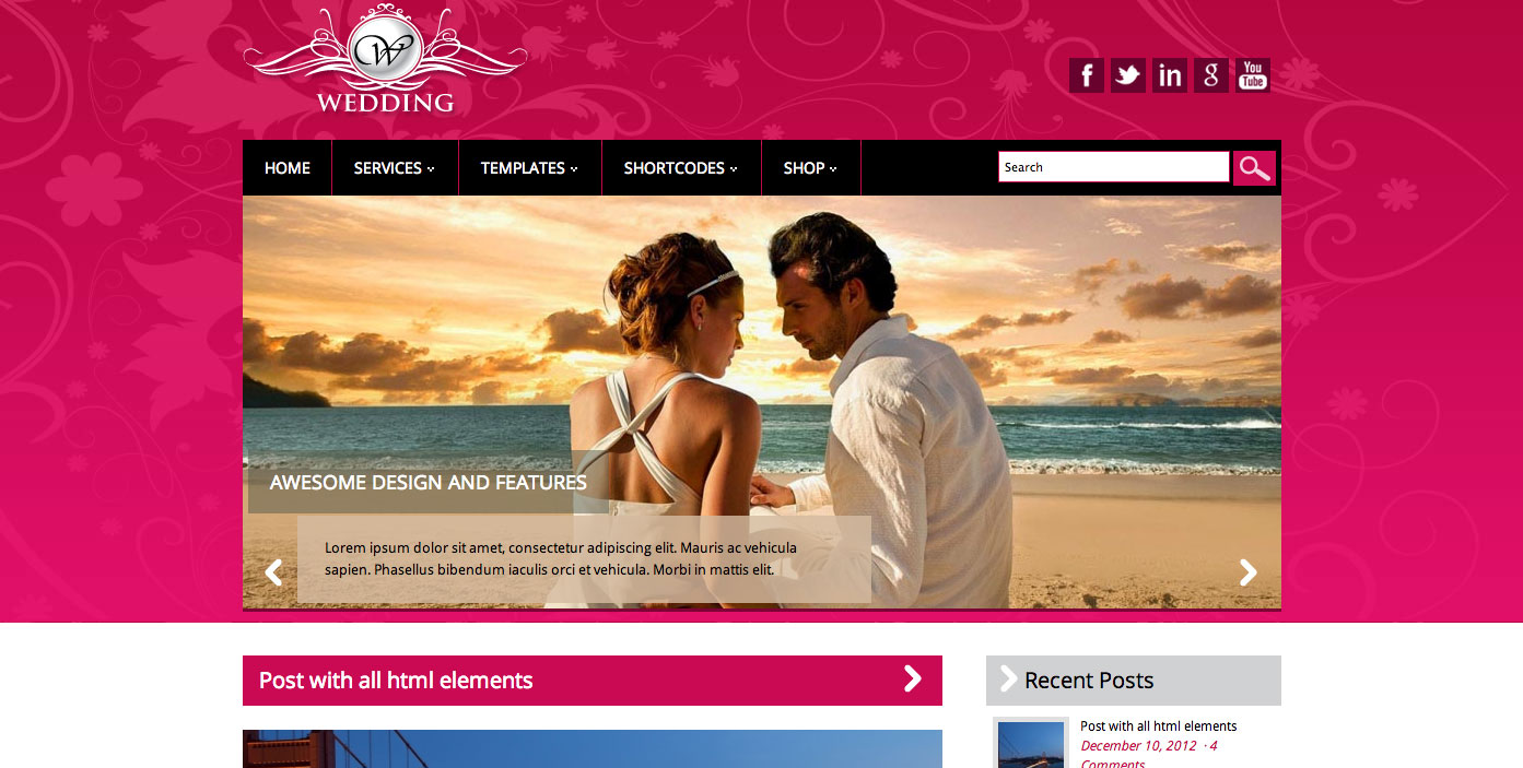 Giải pháp công nghệ trong thiết kế website đám cưới