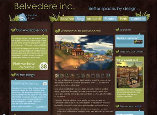 Website bất động sản Belvedere Inc, thiết kế web bất động sản