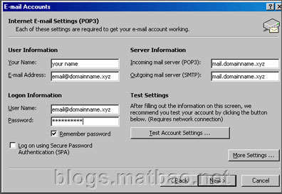  Cấu hình Nhận và Gửi Email Outlook 2000/2003 - ảnh 04