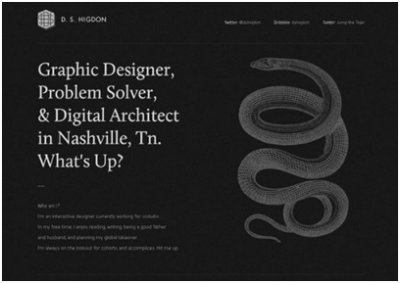 mẫu thiết kế web sử dụng màu đen trắng tuyệt đẹp 21