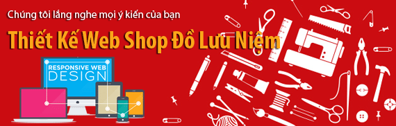 Thiết Kế Website Cho Shop Quà Tặng Lưu Niệm Online