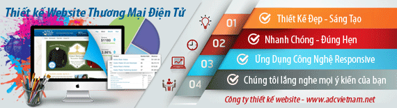 Lý do thiết kế website thương mại điện tử tại ADC Việt Nam