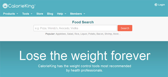 Website Calorie King - Công cụ giúp bạn kiểm soát cân nặng và duy trì lối sống lành mạnh | Calorieking.com