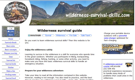 Wilderness Survival Skills – Web tổng hợp các kỹ năng tồn tại | Wilderness-survival-skills.com